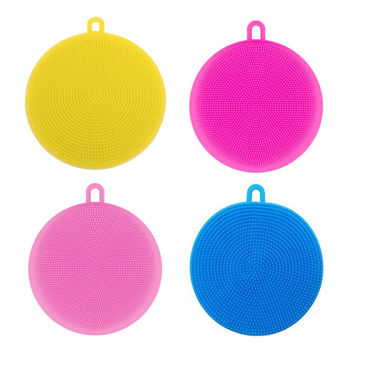7image_4e10b4f0-f4f2-462a-b618-5ee2c054a19b.jpg Dish Scrubber Sponge Mildew-Free, Durable Cleaning Tool (Mix Color) for Efficient Kitchen Cleaning - Image 1